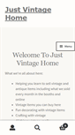 Mobile Screenshot of justvintagehome.com